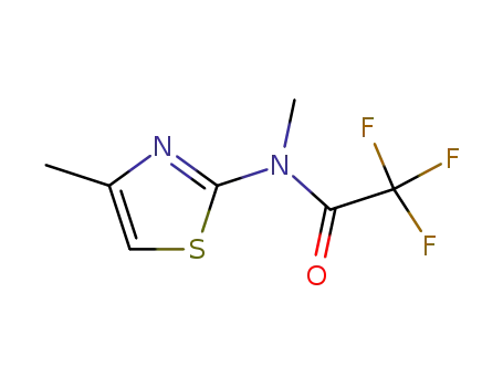 4-methyl-2-(N-methyl)trifluoroacetamidothiazole
