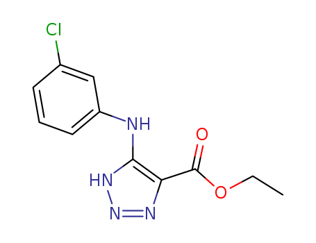 5-[(3-Chlorophenyl)amino]-1H-1,2,3-triazole-4-carboxylicacid ethyl ester