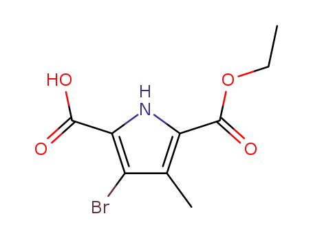 3-bromo-4-methyl-pyrrole-2,5-dicarboxylic acid-5-ethyl ester