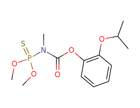 Carbamic acid, N-(O,O-dimethylphosphorothioyl)-N-methyl-, o-isopropoxyphenyl ester