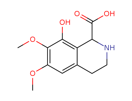 1-Isoquinolinecarboxylicacid, 1,2,3,4-tetrahydro-8-hydroxy-6,7-dimethoxy- (9CI)