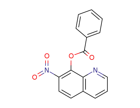 Molecular Structure of 29006-99-3 (Benzoic acid 7-nitro-8-quinolyl ester)