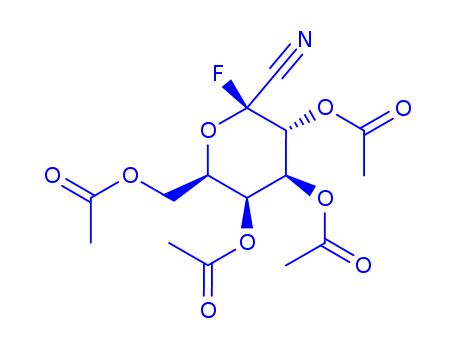 2,3,4,6-TETRA-O-ACETYL-1-DEOXY-1-FLUORO-α-D-GALACTOPYRANOSYL CYANIDE