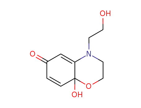 Molecular Structure of 13033-33-5 (bis(2-hydroxy-ethyl)-amino-1,4-benzoquinol)