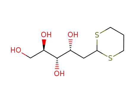 Molecular Structure of 91294-63-2 (2-deoxy-D-arabino-hexose propylene dithioacetal)