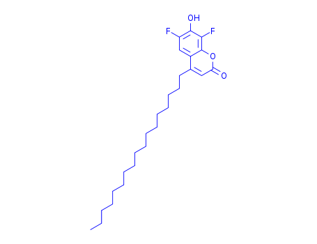 2H-1-Benzopyran-2-one,6,8-difluoro-4-heptadecyl-7-hydroxy-