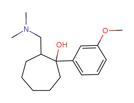 Molecular Structure of 2914-79-6 (2-[(Dimethylamino)methyl]-1-(3-methoxyphenyl)cycloheptan-1-ol)