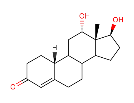 Molecular Structure of 2162-36-9 (12,17-dihydroxyestr-4-en-3-one)