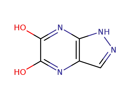 1H-Pyrazolo[3,4-b]pyrazine-5,6-diol(8CI)