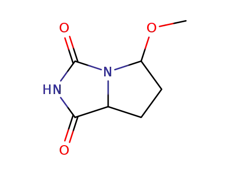 Molecular Structure of 21730-79-0 (1,2-Pyrrolidinedicarboximide,5-methoxy-(8CI))