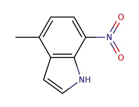 Molecular Structure of 289483-80-3 (4-METHYL-7-NITRO-1H-INDOLE)