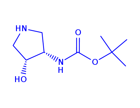 [(3R,4S)-4-Hydroxypyrrolidin-3-yl]carbamic acid tert-butyl ester