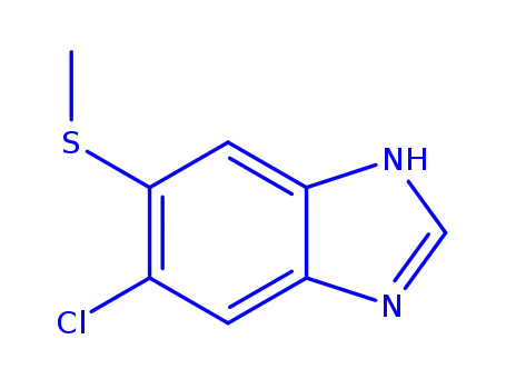 1H-벤즈이미다졸,5-클로로-6-(메틸티오)-(9CI)