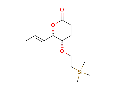 (5S,6S)-6-((E)-Propenyl)-5-(2-trimethylsilanyl-ethoxy)-5,6-dihydro-pyran-2-one