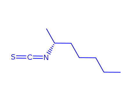 Molecular Structure of 21663-51-4 (2-HEPTYL ISOTHIOCYANATE)