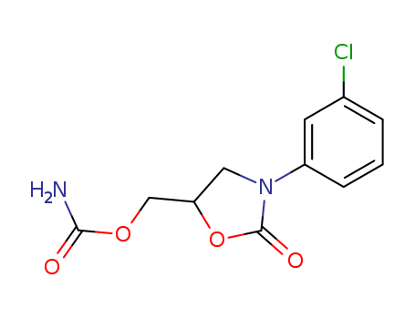 3-(M-CHLOROPHENYL)-5-HYDROXYMETHYL-2-OXAZOLIDINONE CARBAMATE