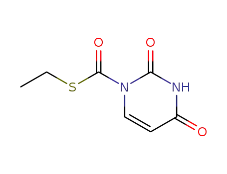 Molecular Structure of 2881-24-5 (S-ethyl 2,4-dioxo-3,4-dihydropyrimidine-1(2H)-carbothioate)