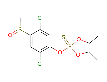 Molecular Structure of 29185-21-5 (CHLORTHIOPHOS SULFOXIDE)
