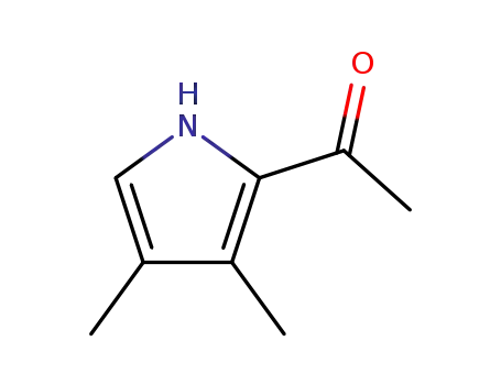 Molecular Structure of 2169-18-8 (Ethanone, 1-(3,4-dimethyl-1H-pyrrol-2-yl)- (9CI))