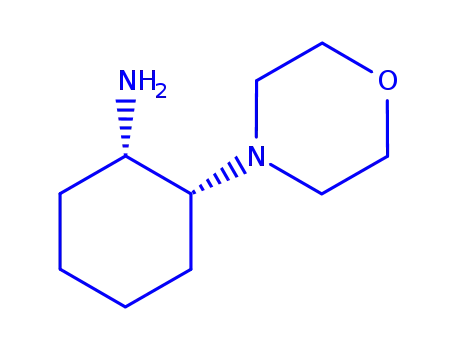 Molecular Structure of 291776-02-8 (TRANS-2-MORPHOLINOCYCLOHEXANAMINE)