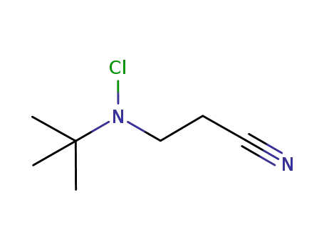 t-butyl-3-N-chloroaminopropionitrile