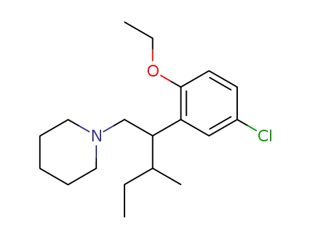 1-[2-(5-Chloro-2-ethoxyphenyl)-3-methylpentyl]piperidine