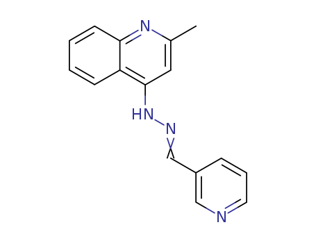 3-Pyridinecarboxaldehyde,2-(2-methyl-4-quinolinyl)hydrazone cas  29125-29-9