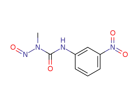 Molecular Structure of 21562-00-5 (1-Methyl-3-(m-nitrophenyl)-1-nitrosourea)