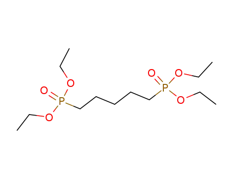 Molecular Structure of 21458-48-0 (1,5-Pentanediylbisphosphonic acid tetraethyl ester)