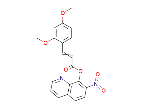 7-Nitro-8-quinolinyl 3-(2,4-dimethoxyphenyl)-2-propenoate