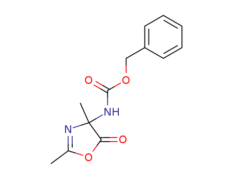 2-OXAZOLINE-4-CARBAMIC ACID,2,4-DIMETHYL-5-OXO-,BENZYL ESTER