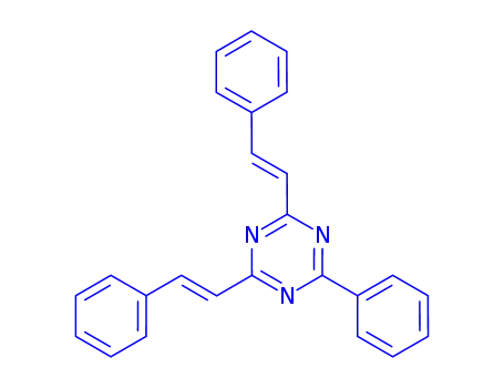 phenyl-di-<i>trans</i>-styryl-[1,3,5]triazine