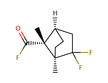 비시클로[2.2.1]헵탄-7-카르보닐 플루오라이드, 2,2-디플루오로-1,7-디메틸-, (1R,4R,7R)-(9CI)