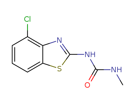 1-(4-CHLORO-2-BENZOTHIAZOLYL)-3-METHYL UREA