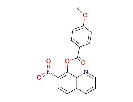 Molecular Structure of 29007-16-7 (7-nitroquinolin-8-yl 4-methoxybenzoate)