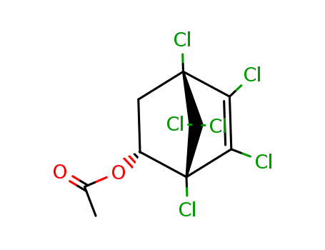 Bicyclo[2.2.1]hept-5-en-2-ol,1,4,5,6,7,7-hexachloro-, 2-acetate, (1R,2R,4S)-rel- cas  21461-78-9