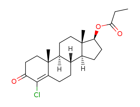 4-androsten-4-chloro-17β-ol-3-one propionate