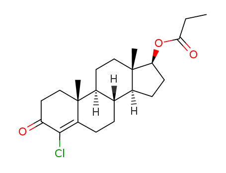 Molecular Structure of 2162-44-9 (Clostebol propionate)