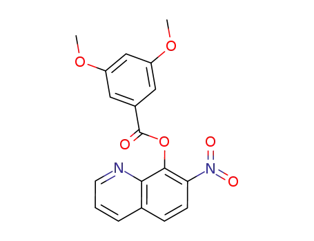 Molecular Structure of 29007-62-3 (7-Nitro-8-quinolinyl=3,5-dimethoxybenzoate)