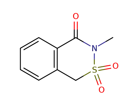 1H-2,3-Benzothiazin-4(3H)-one, 3-methyl-, 2,2-dioxide