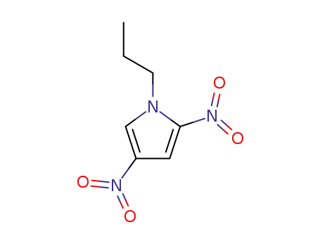 Molecular Structure of 2881-72-3 (2,4-dinitro-1-propyl-1H-pyrrole)