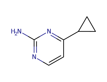 2-Pyrimidinamine, 4-cyclopropyl- (9CI)