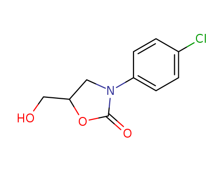 3-(4-CHLOROPHENYL)-5-HYDROXYMETHYL-2-OXAZOLIDINONE