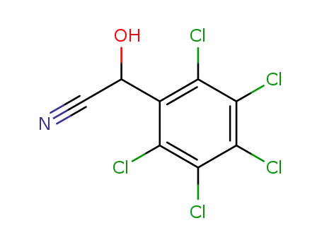 Molecular Structure of 21727-09-3 (Pentachloromandelonitrile)