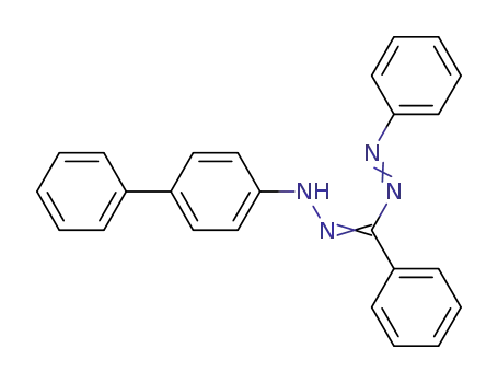 Molecular Structure of 21520-85-4 (3,5-DIPHENYL-1-(4-BIPHENYLYL)FORMAZAN)