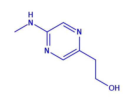 Pyrazineethanol,  5-(methylamino)-  (9CI)