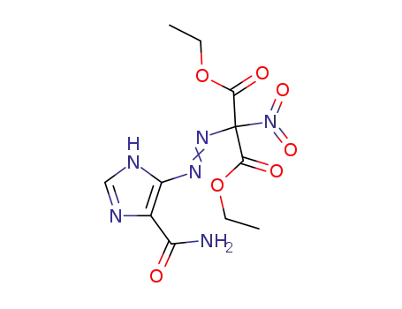 2-(5-carbamoyl-3<i>H</i>-imidazol-4-ylazo)-2-nitro-malonic acid diethyl ester