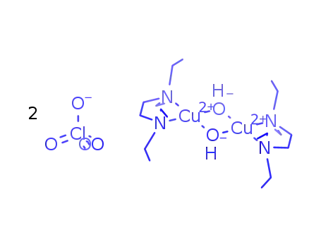 1,2-ethanediamine, N~1~,N~1~,N~2~,N~2~-tetraethyl-, hydroxide, compd. with trihydroxyoxochlorine, copper(2+) salt (2:2:1:2)