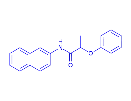 Molecular Structure of 214478-64-5 (N-(2-naphthyl)-2-phenoxypropanamide)