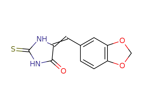 5-(1,3-benzodioxol-5-ylmethylene)-2-thioxo-4-imidazolidinone